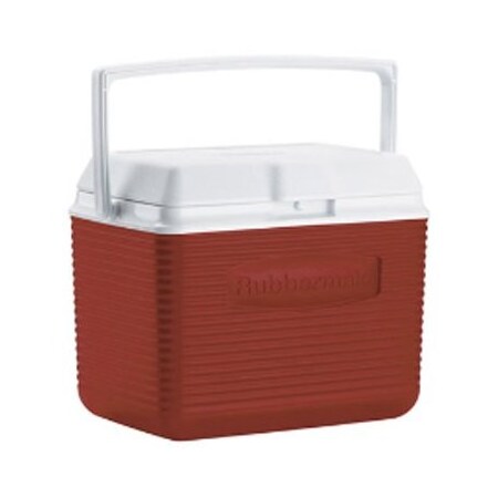Rubbermaid Cooler Red 10 Quart FG2A1104MODRD